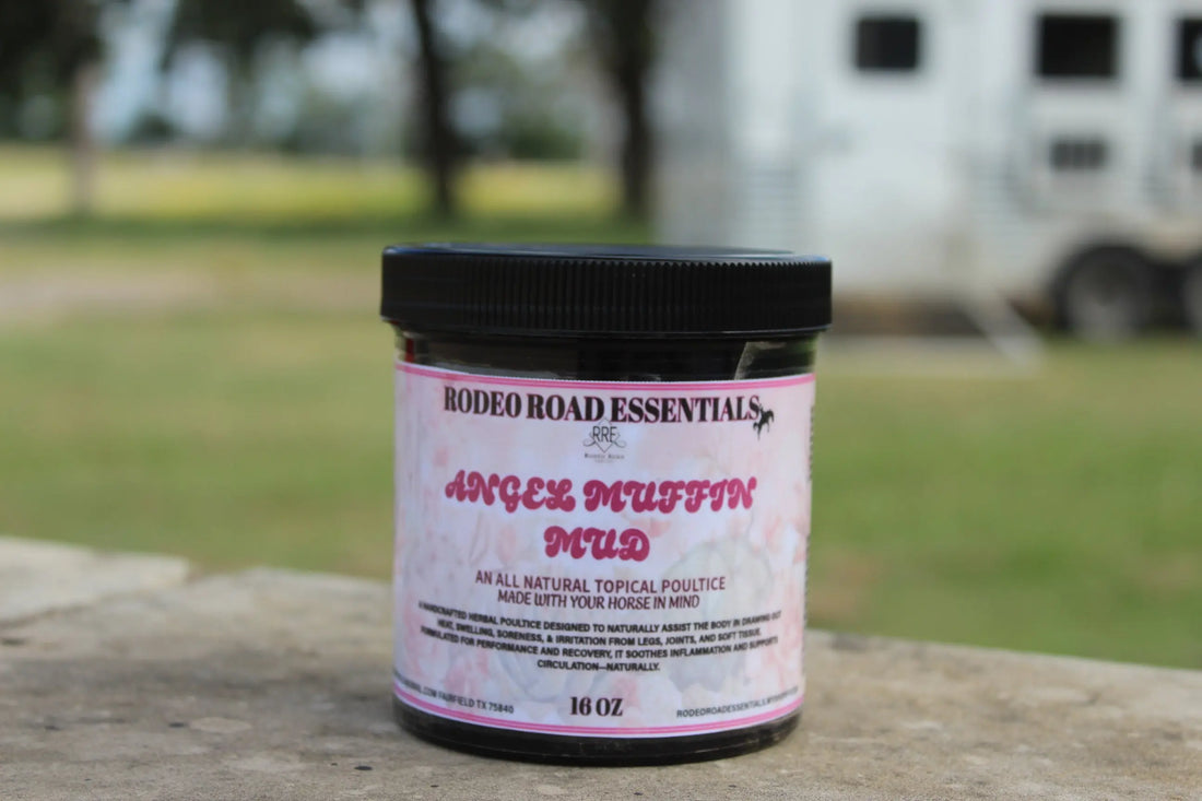 Meet-Angel-Muffin-Mud-The-Ultimate-Poultice-for-Performance-Recovery Rodeo Road Essentials