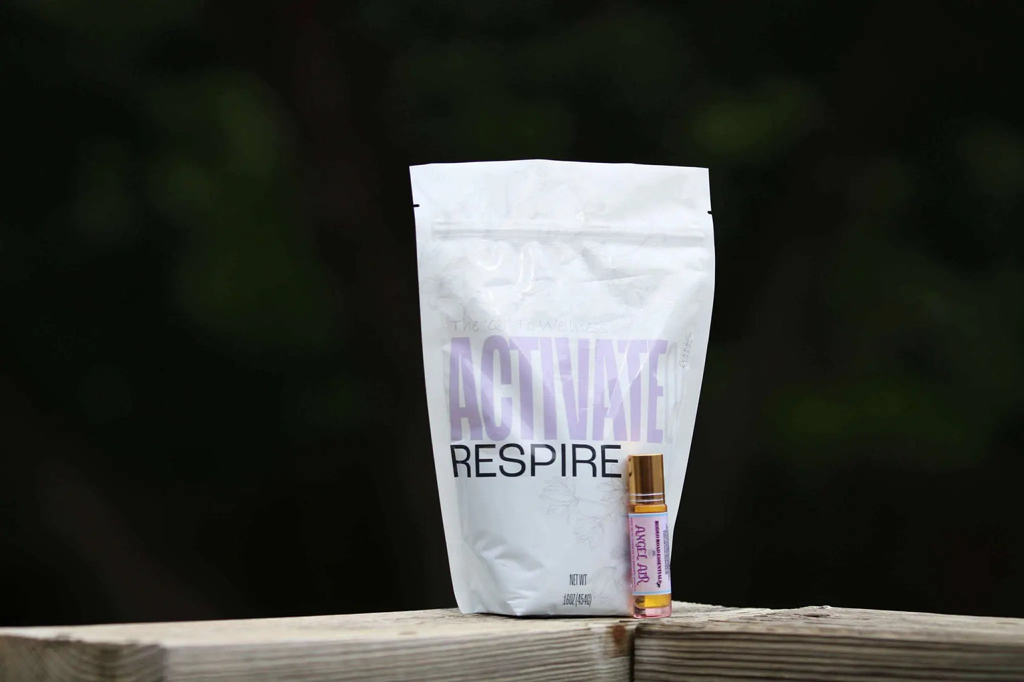 Allergy Bundle by Rodeo Road Essentials featuring ActivateQi Respire herbal supplement and Angel Air Roll-On for improved respiratory health in horses.