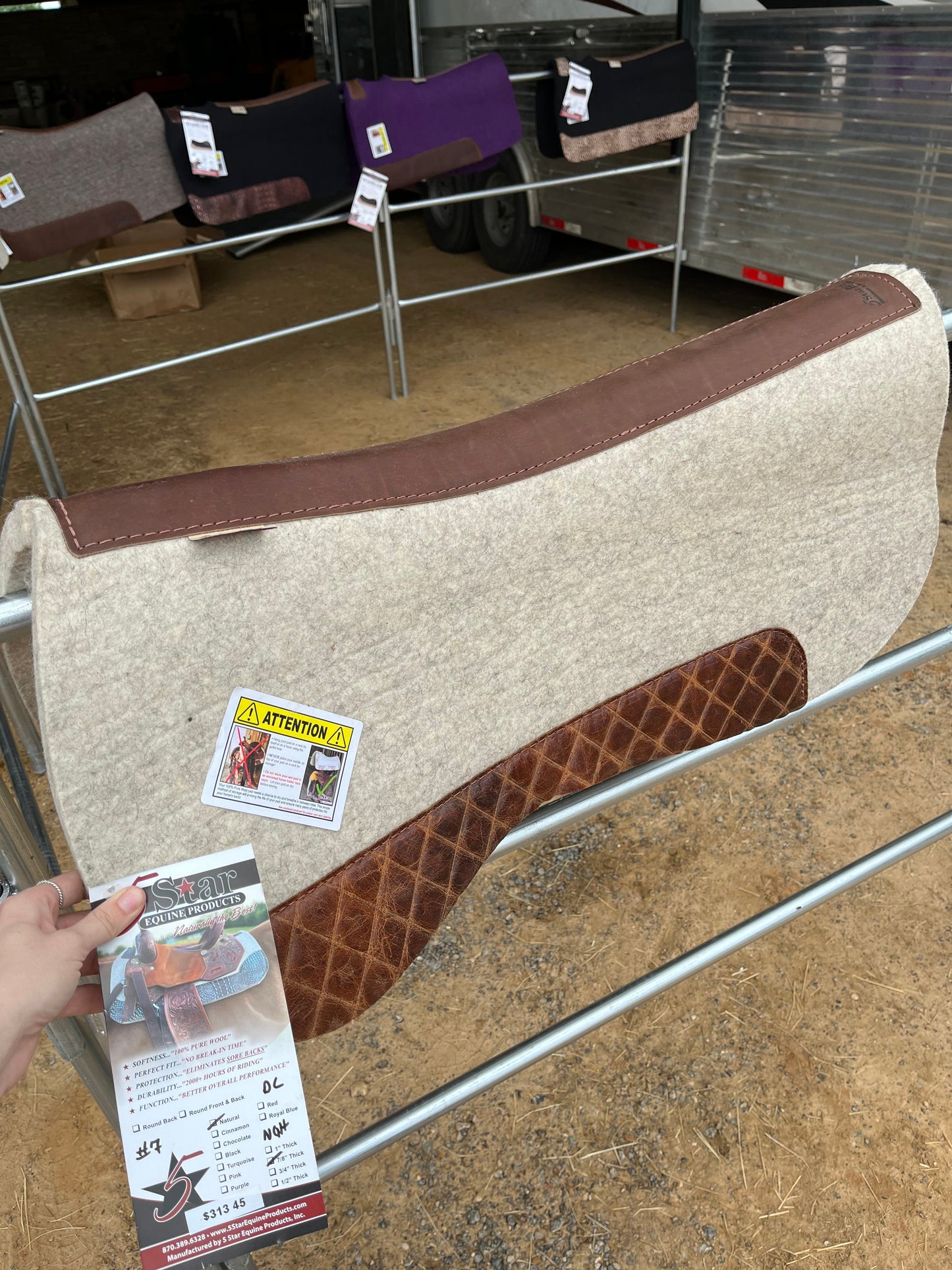 Top Quality 5-Star Saddle Pads for Ultimate Comfort and Support for Your Horse Rodeo Road Essentials