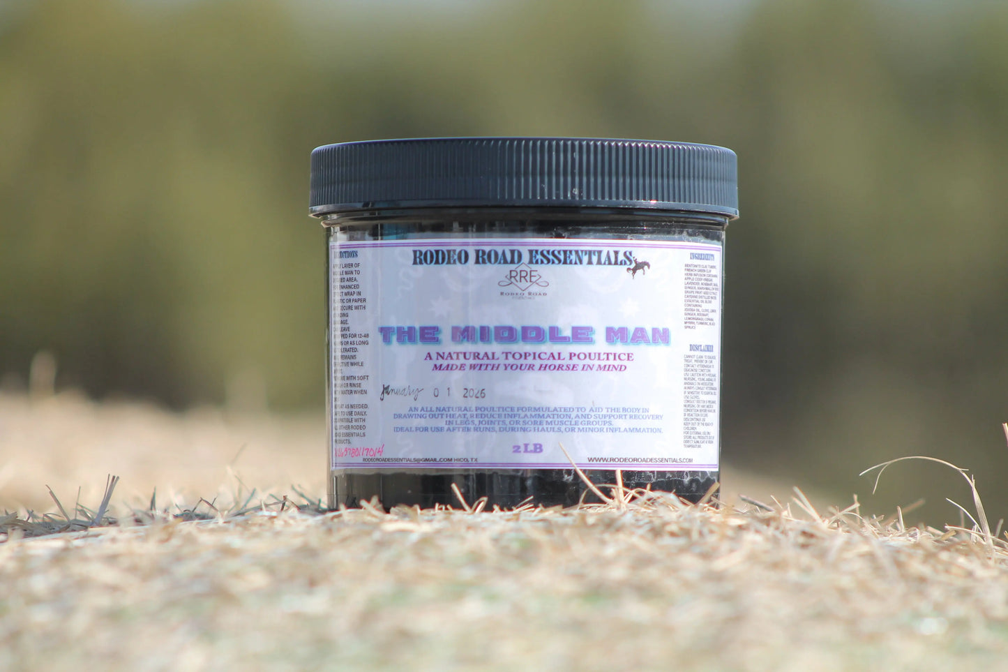 The Middle Man Poultice - Recovery Support for Performance Horses Rodeo Road Essentials